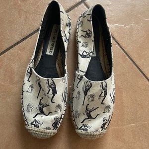 Karl Lagerfeld platform Espodrills